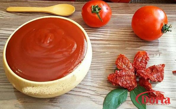 Pure Tomato Paste Make Food Delicious 