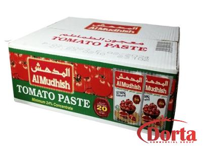 The price of bulk purchase of tomato paste al mudhish is cheap and reasonable